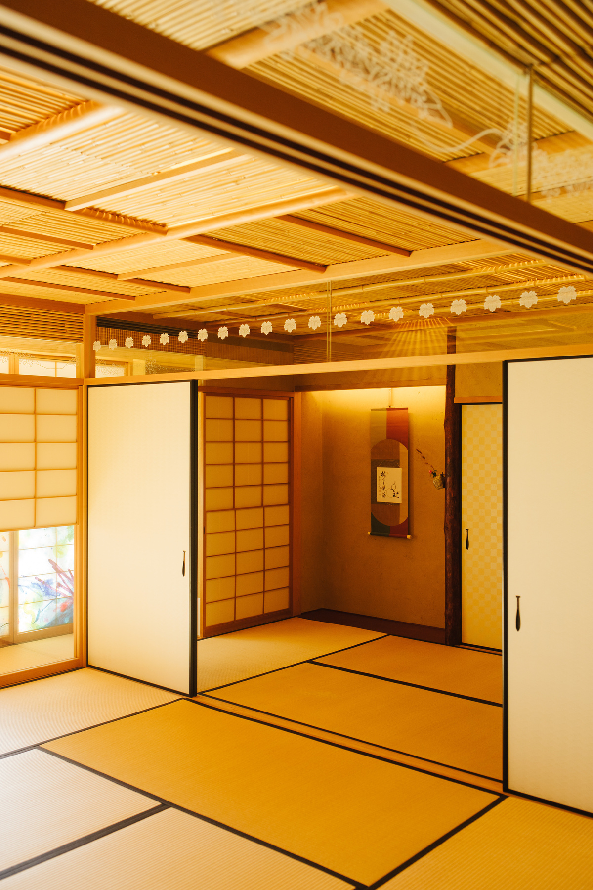 Interior of a Traditional Japanese Tea House